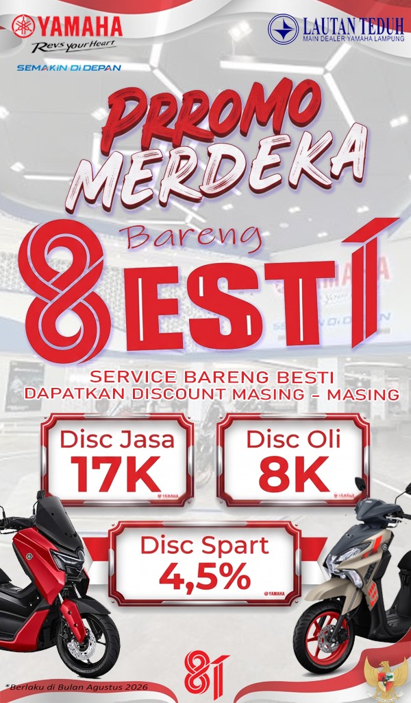Promo Merdeka Bareng BESTI! Service Bareng, Hemat Bareng